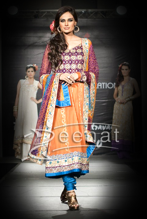 Mehreen Syed Embroidered Anarkali Suit