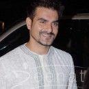 Arbaaz Khan in white kurta pajama