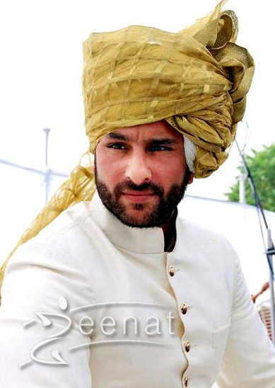 Saif Ali Khan In White Sherwani Turban | The New Nawab of Pataudi
