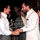 Saif and amir shake hand