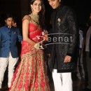 Ritesh Deshmukh with Genelia at their Wedding Reception pics at Hotel Grand Hyatt in Mumbai