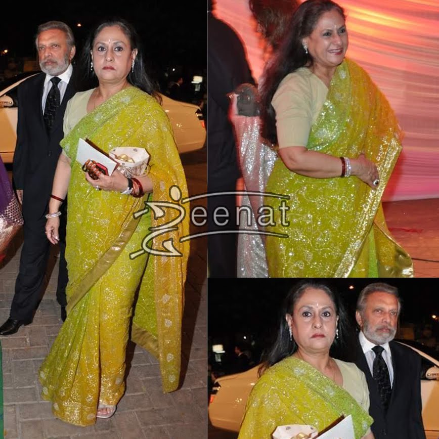 Jaya Bachchan In Indian Green Saree