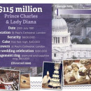 Prince Charles & Lady Diana - $115 million
