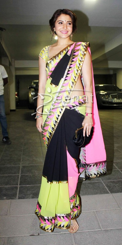 Anushka Sharma In Designer Saree