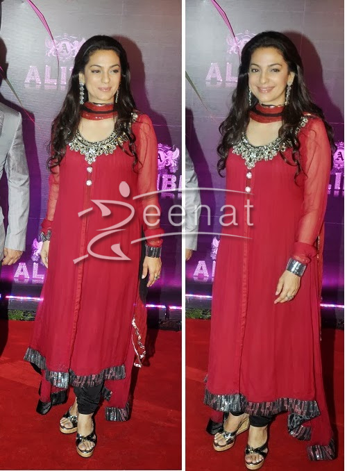 Juhi Chawla In Anarkali Suit