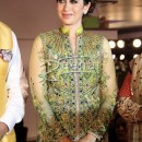Karisma Kapoor in Beautiful Light Green Anarkali Long Frock