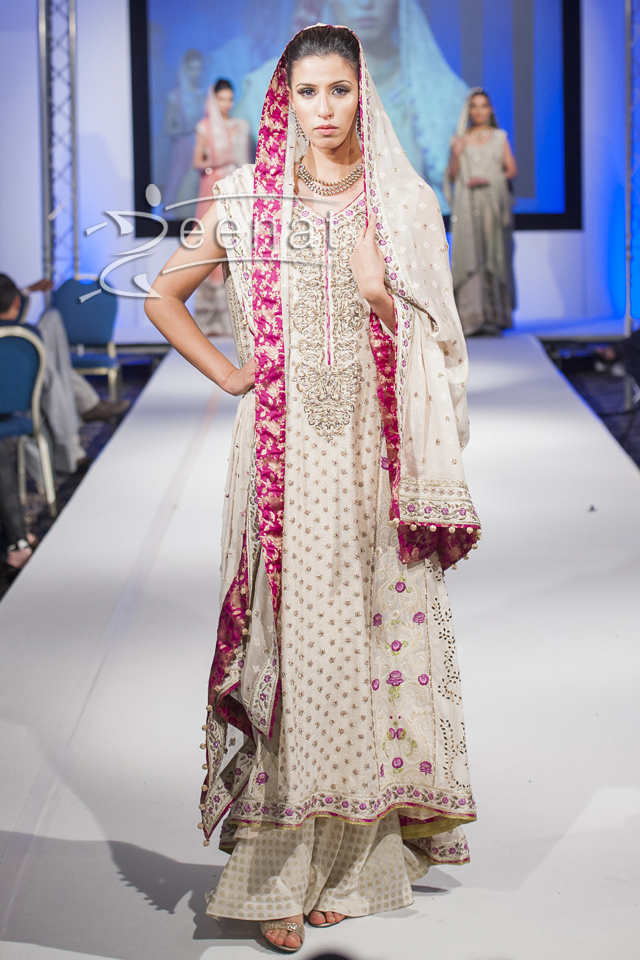 GREY HAND EMBROIDERED OPEN GOWN – Republic by Omar Farooq