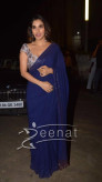 Sophie Chaudhary In Deep Blue Saree 2