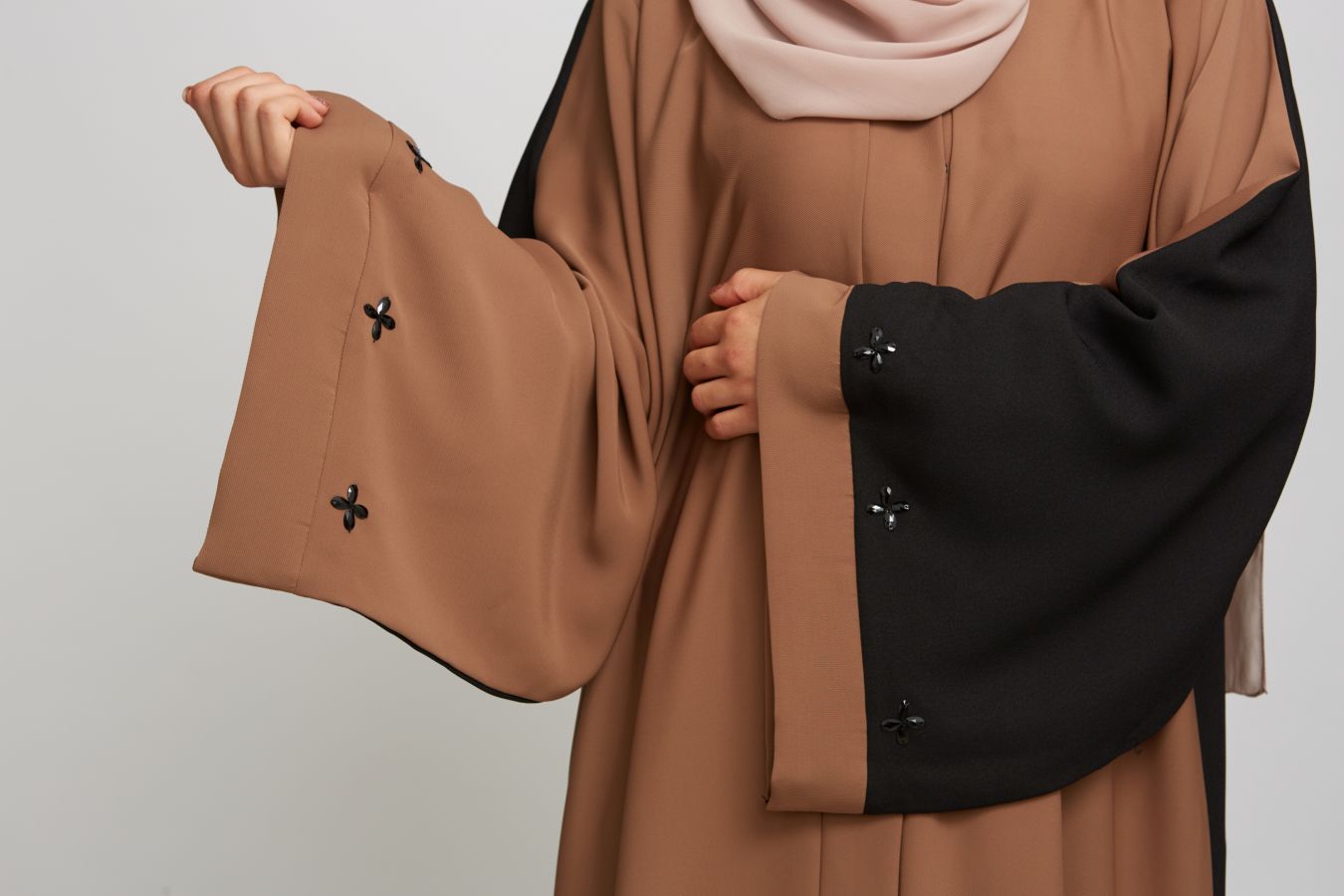 Open Jacket Abaya Style