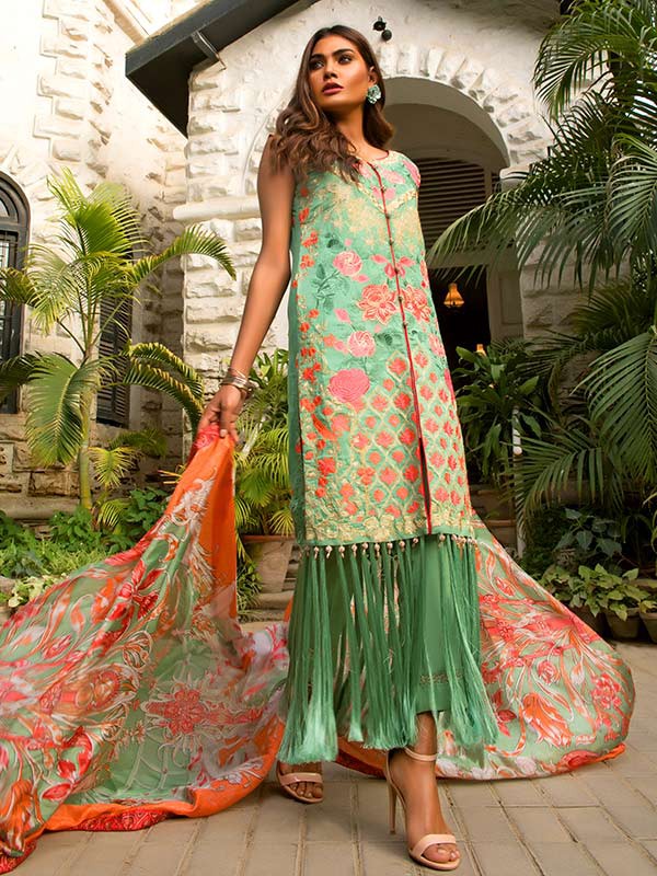 Rehaab Emerald Luxury Embellished Collection 2018 (1)